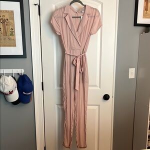 Blush pink Full Length Jumpsuit